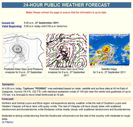typhoon pedring
