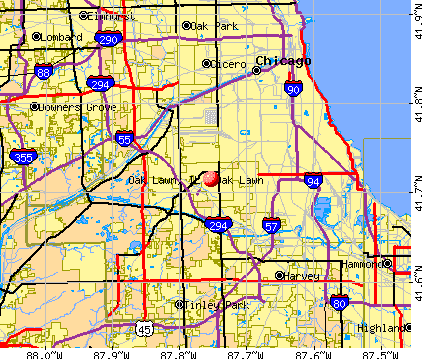 oak lawn zip code map Time Zones Map Oak Lawn Zip Code Map oak lawn zip code map