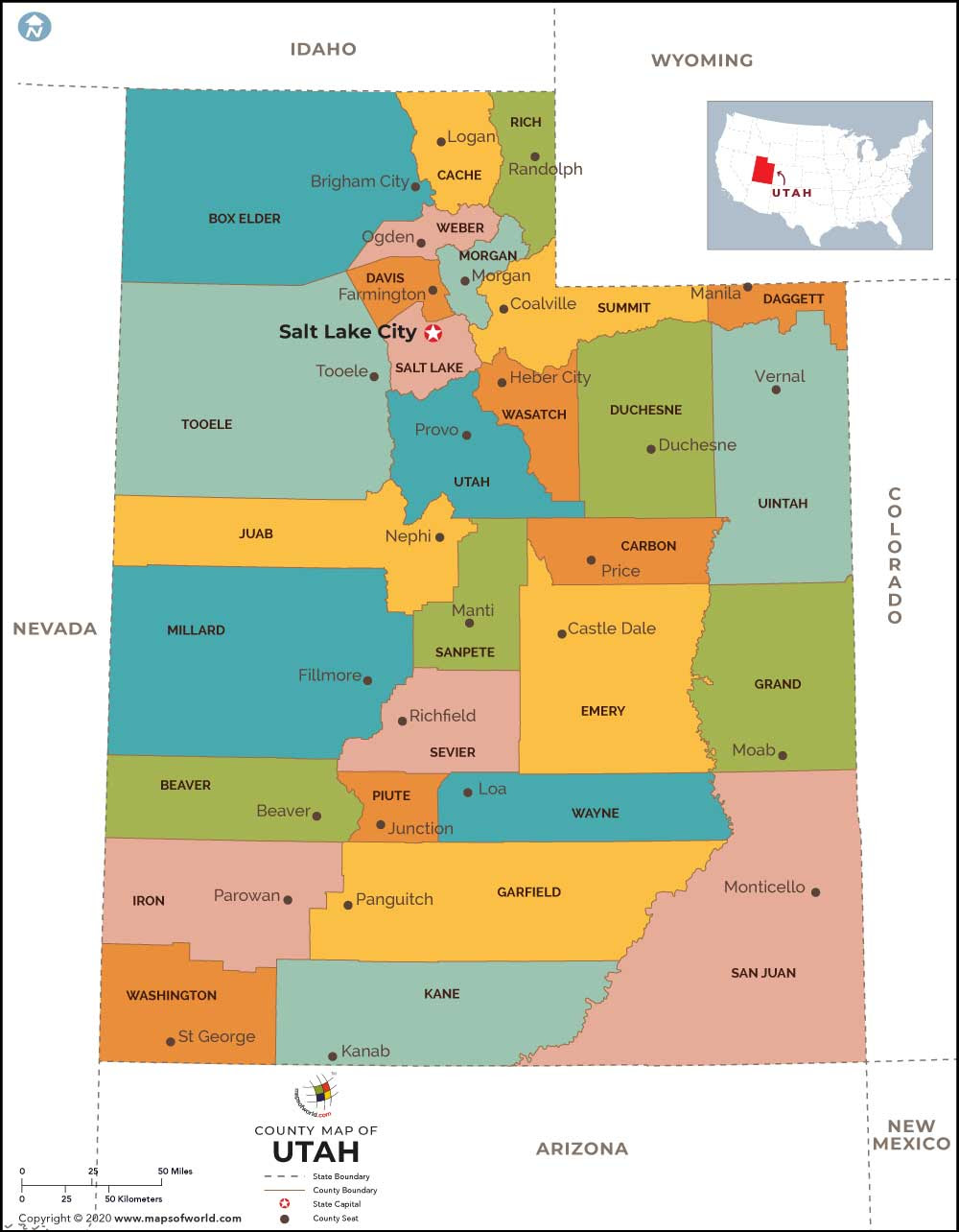 Maps: Map Utah