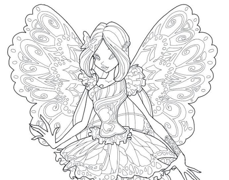 [33+] Coloriage Winx Flora Butterflix