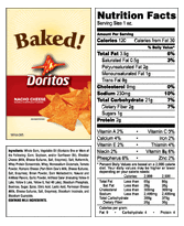 Nutrition Label Worksheet Answer Key Doritos - NutritionWalls