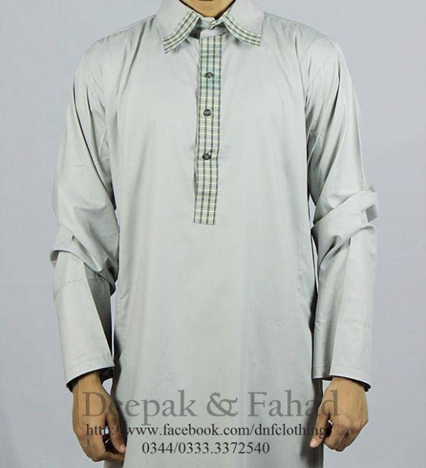 Mens-Boy-New-Summer-Eid-Dress-Kurta-Kamiz-Salwar-Pajama-by-Deepak-Fahad-5 Mens-Boy-New-Summer-Eid-Dress-Kurta-Kamiz-Salwar-Pajama-2013-by-Deepak-Fahad-5