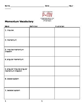 Momentum Worksheet Answers - worksheet