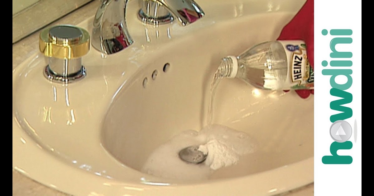 home remedy for bathroom sink drain odor
