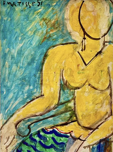 Katia à la chemise jaune -1951 Matisse – Lumières des étoiles