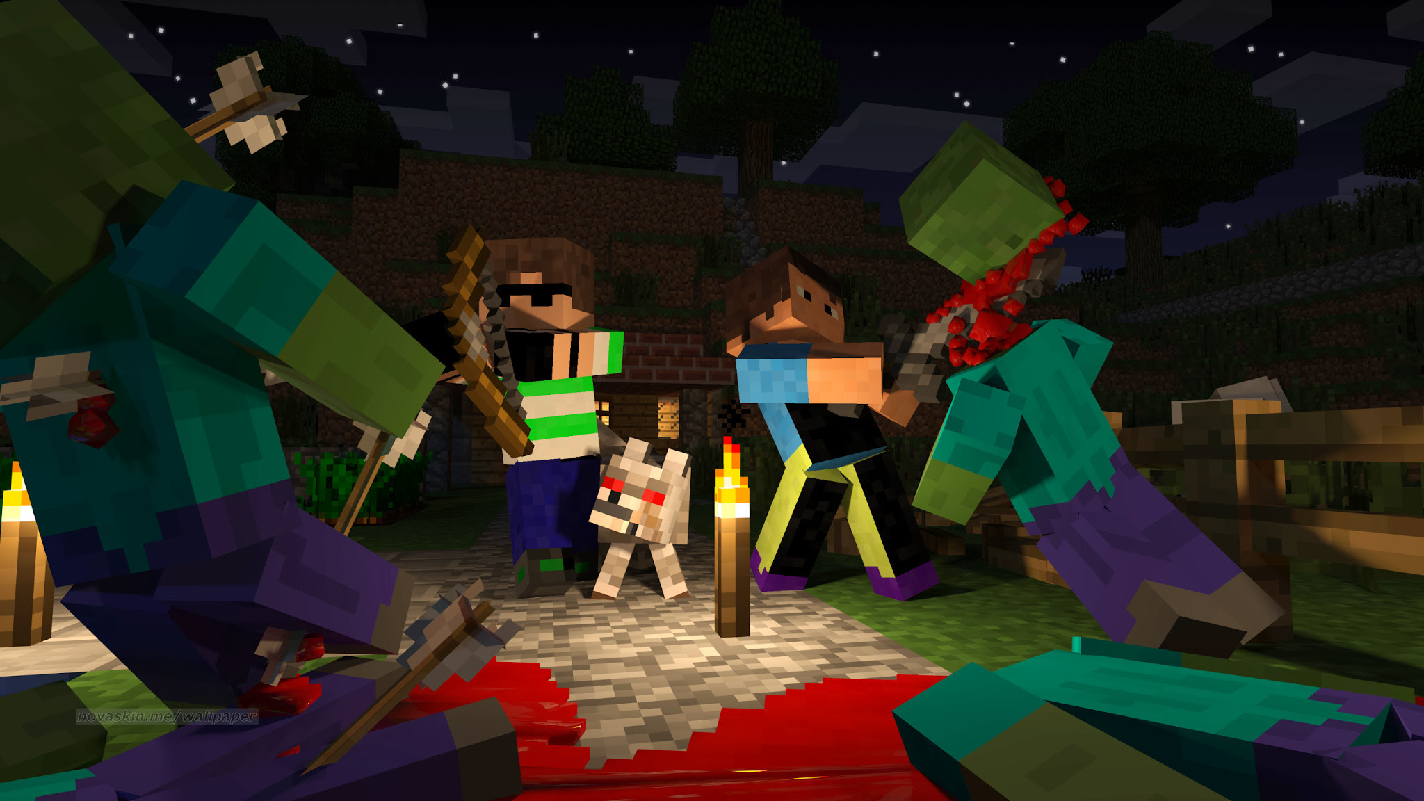 Roblox And Minecraft Background