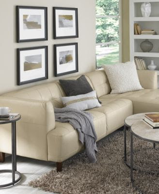 Rosario Leather Modular Living Room Furniture Collection with Sets