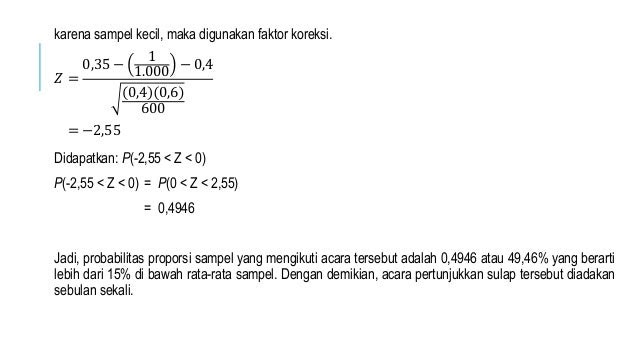 Contoh Soal Distribusi Sampling Dan Jawabannya Contoh Soal Terbaru