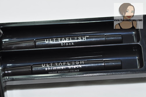 UltraFlesh Black Magic Black Eye Liner Collection Swatches and Review ...