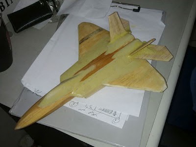 cara membuat miniatur pesawat kayu