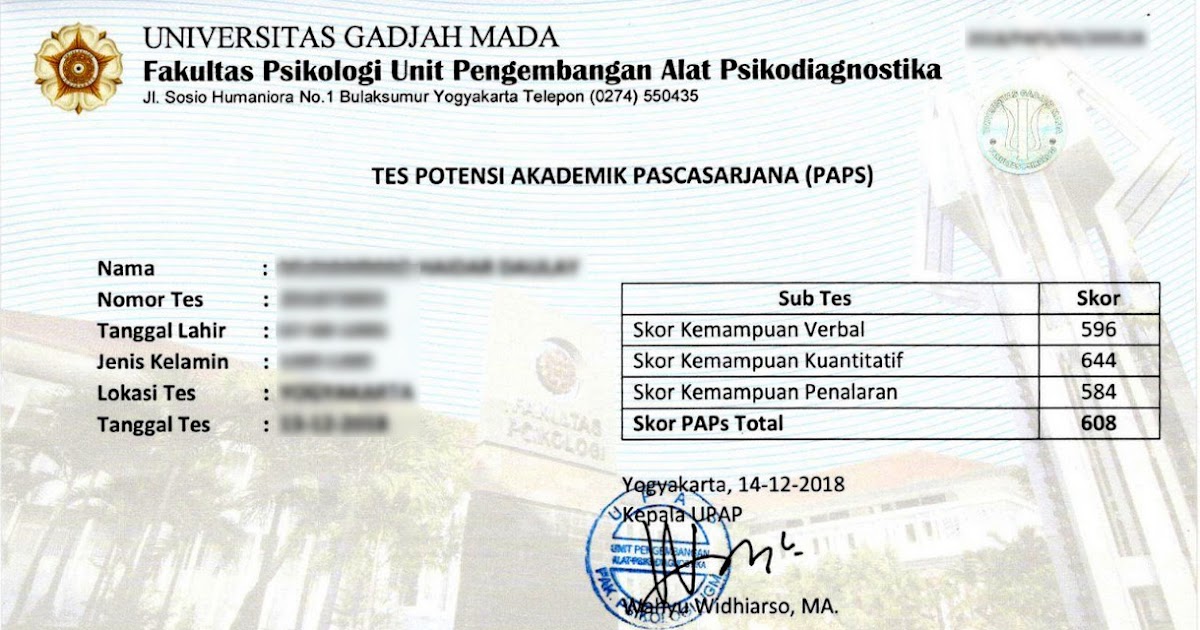 Contoh Soal Tpa Paps Ugm Pdf