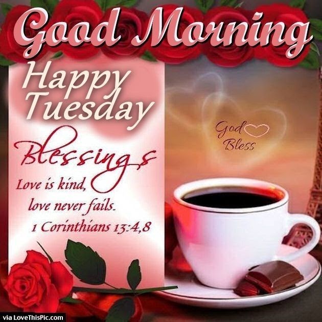 Tuesday Morning Coffee Blessings Images - resolutenessme