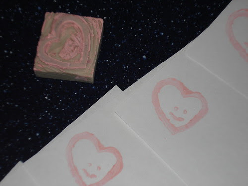 Made with Love Valentine Stamp