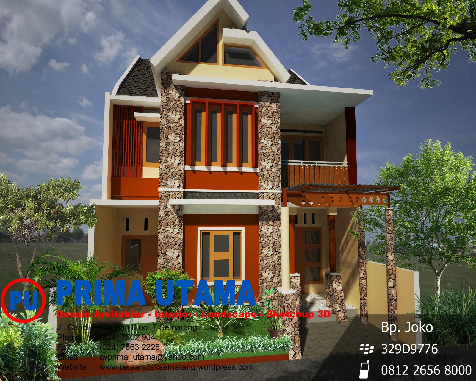 Gambar Denah Rumah Jawa Sederhana Desain Rumah Minimalis 