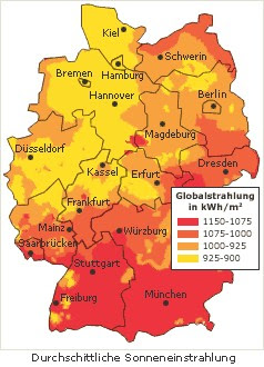 Sonnenstunden Deutschland Karte | Karte