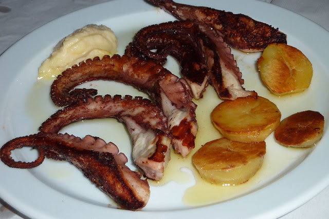 pulpo a la plancha