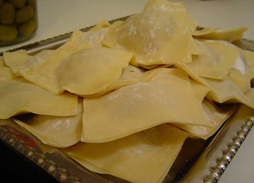 raw won-ton ravioli