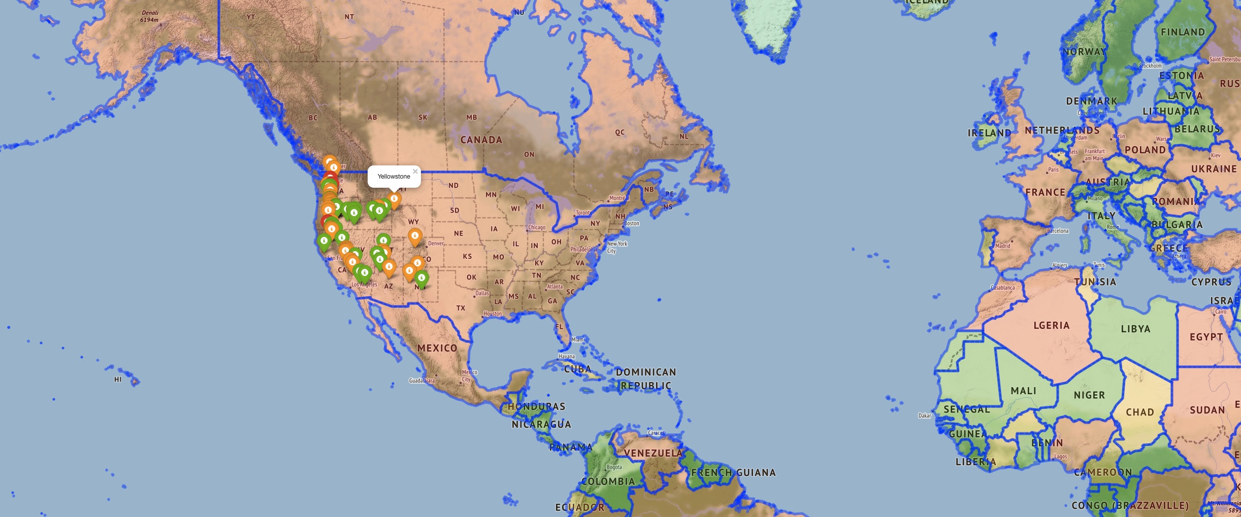 30 Map Of Volcanoes In North America