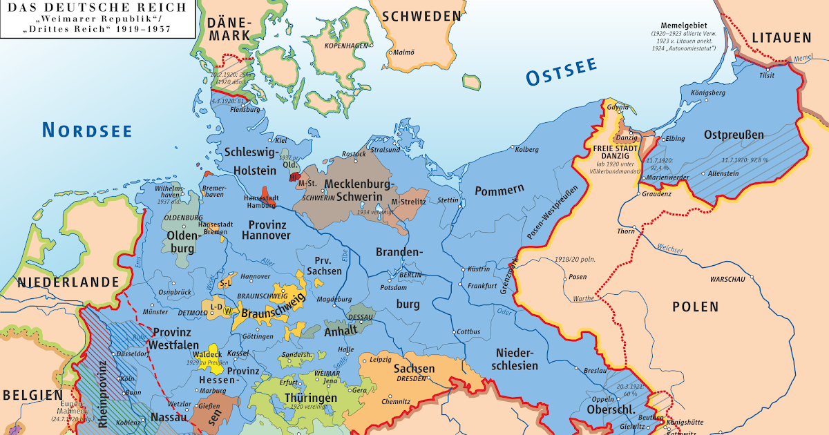 Названия германии в разное время. Веймарская Республика карта. Веймарская Республика на современной карте. Карта Веймарской Республики 1919. Карта Германии 1919.