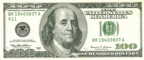 schiltiopeaha: hundred dollar bill