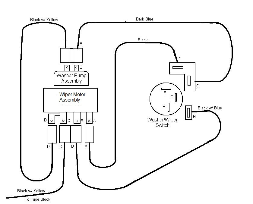 66 Chevelle Wiper Motor Wiring Diagram - Wiring Diagram Networks