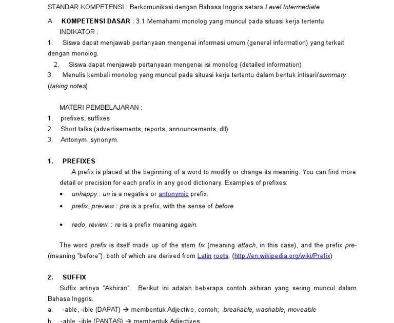 10 Contoh Soal Bahasa Inggris Reservation Kumpulan Contoh Soal