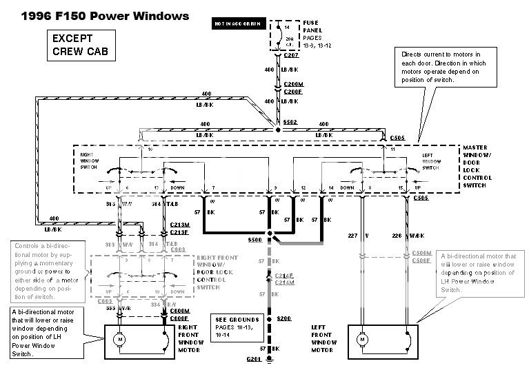 Ford Power Window Wiring Diagram