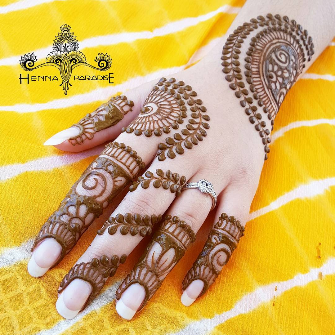 Easy Simple Easy Back Hand Henna Designs