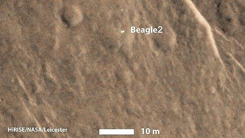 La NASA encuentra al malogrado Beagle 2 en Marte La NASA encuentra al malogrado Beagle 2 en Marte