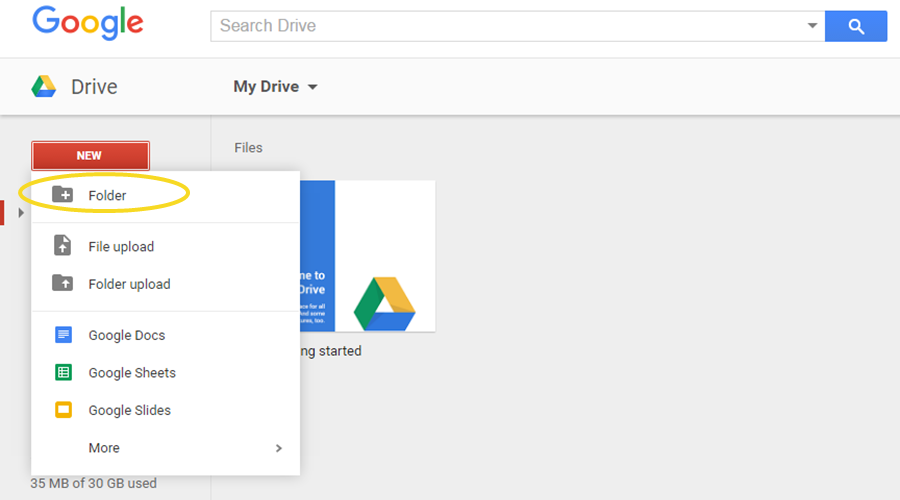 How to create google drive folder creating a shared folder in google drive youtube the 