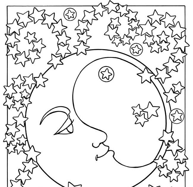 34 Night Sky Coloring Pages - Free Printable Coloring Pages