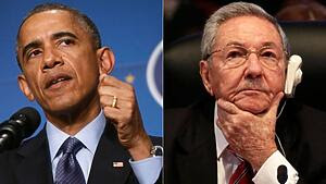 Obama e Raúl Castro têm encontro histórico na Cúpula das Américas Obama e Raúl Castro têm encontro histórico na Cúpula das Américas