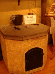kiln and crucuble holding molten led