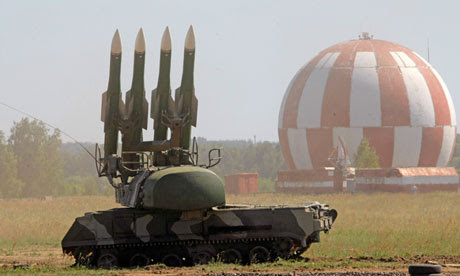 Russian Buk-M2E air defence missile systems