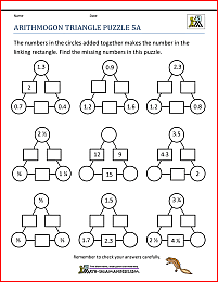 Math Puzzle Worksheets