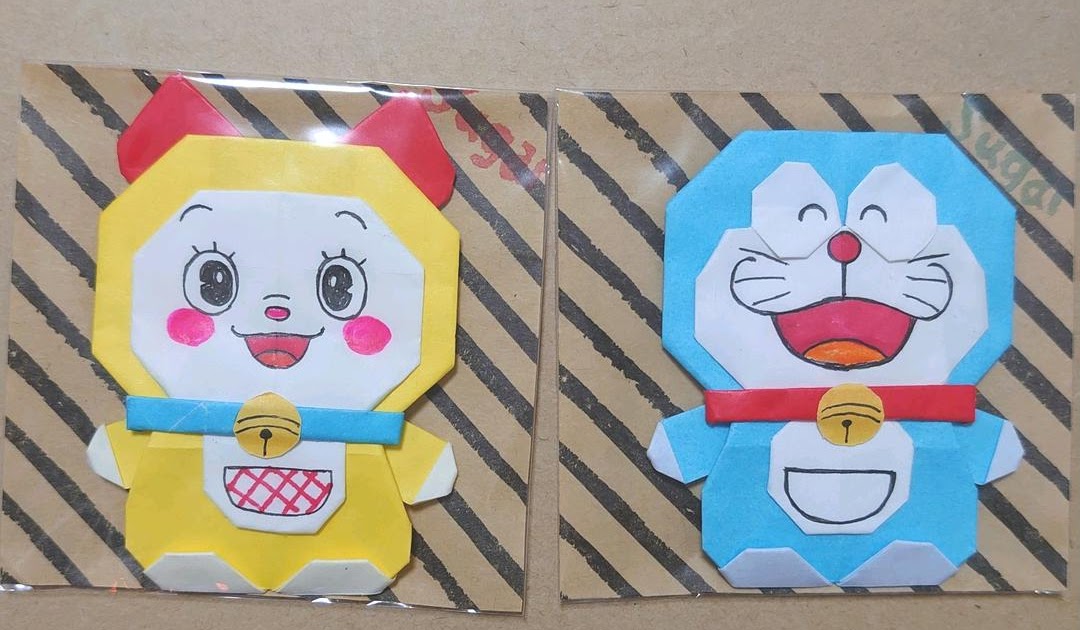 折り紙 キャラクター 簡単 ドラえもん
