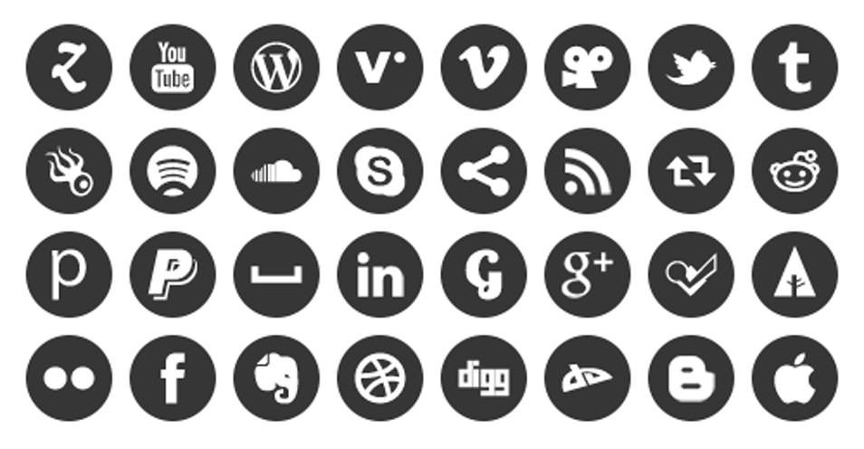 Instagram Logo Black And White Round