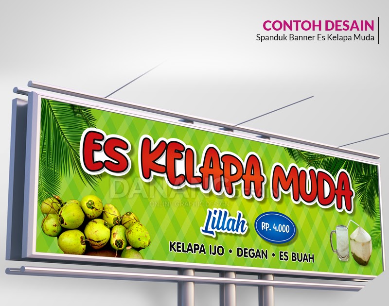 Contoh Banner Untuk Sop Buah gambar spanduk