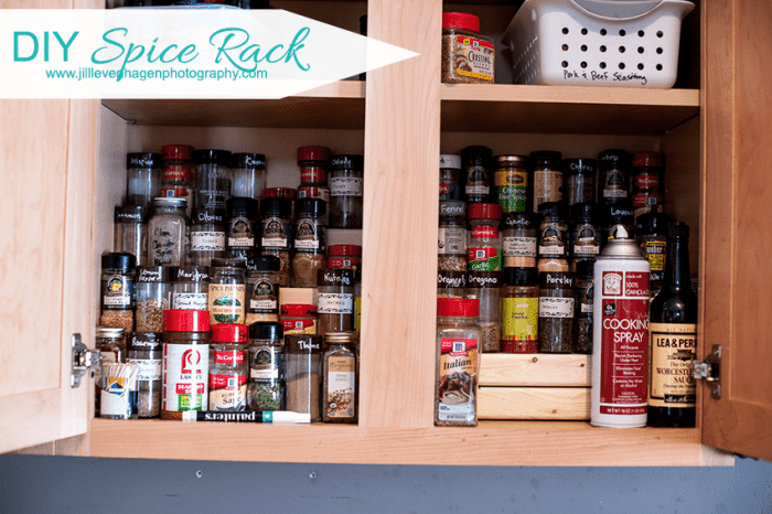 20 Diy Spice Rack Info Top, In Cabinet Spice Rack Ideas