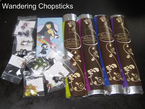 Eclipse Chocolat and Handmade Earrings from Pink Candles at Ridgemont High 1