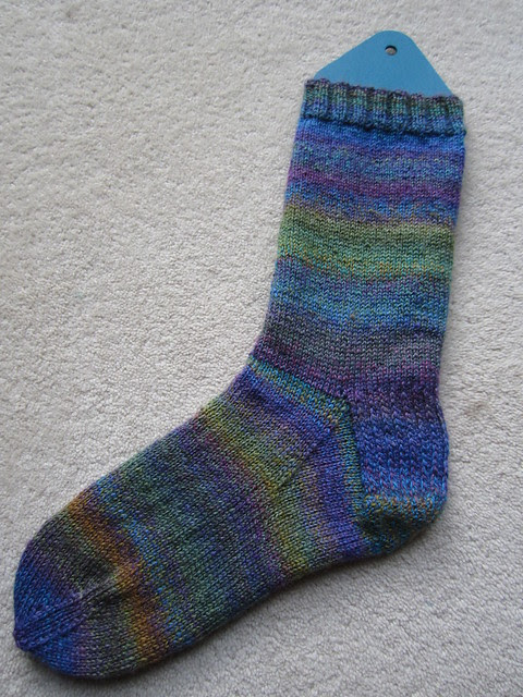 handspun nettle sock wip (2)