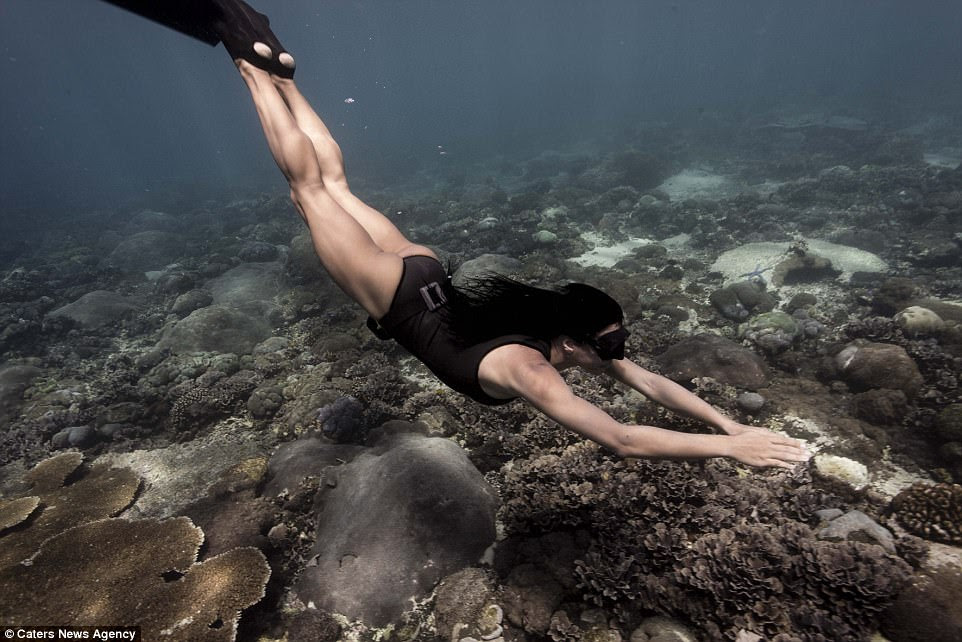 She hopes her aquatic images will change people's perceptions and help them to appreciate the beauty of the ocean