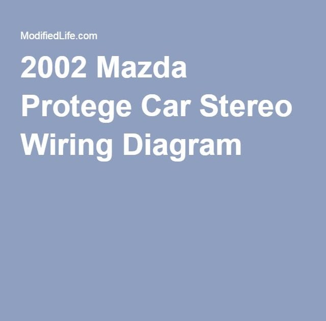 Wiring Diagram PDF: 2002 Mazda Stereo Wiring