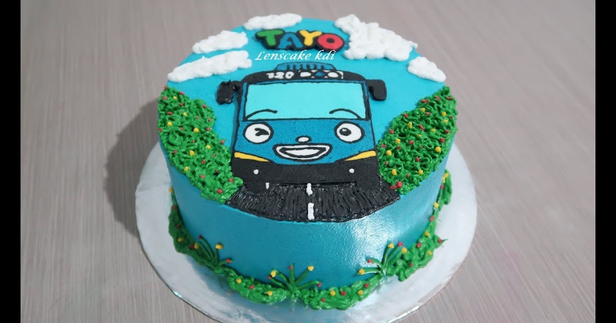 Paling Inspiratif Contoh Kue Ultah Karakter Tayo Alexandra Gardea