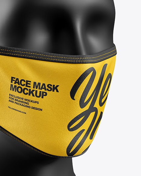 Download Free Mock Up Face Mask Mockup Free Face Mask Mockup In Apparel PSD Mockup Template