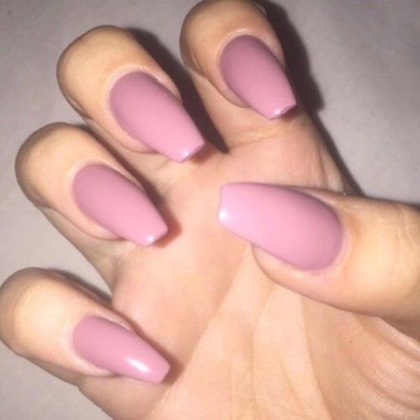 Rose Pink Acrylic Nails Nail And Manicure Trends