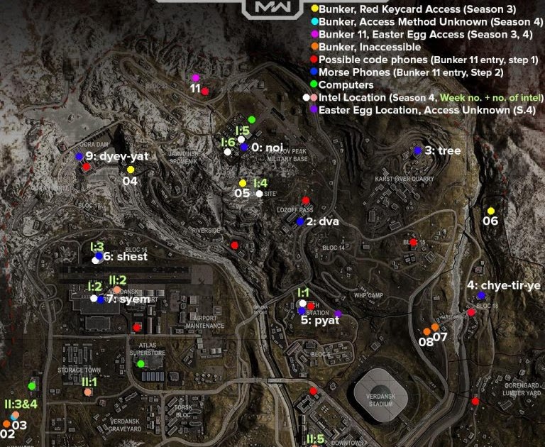 Warzone Bunker Rote Karte Standort / Fallout 4: Alle Vault-Standorte