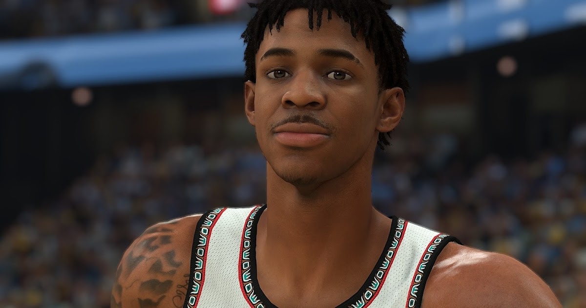 Ja Morant Nba 2K21 Ratings Marcus Smart Cyberface, Afro