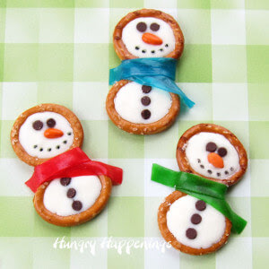 Frosty Snowman Pretzels by Beth Jackson Klosterboer