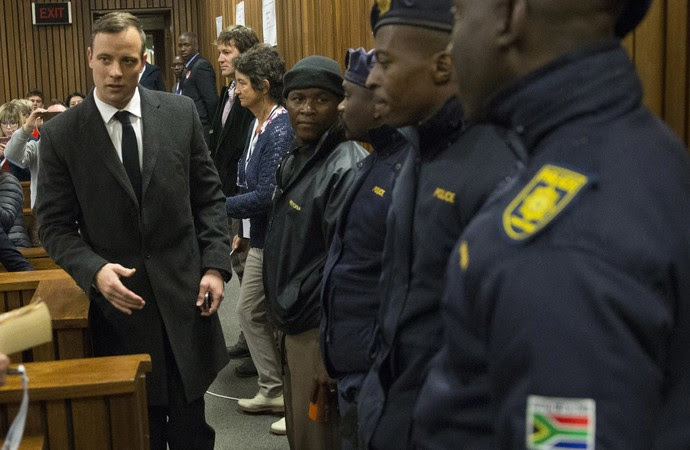 Oscar Pistorius julgamento (Foto: AP)
